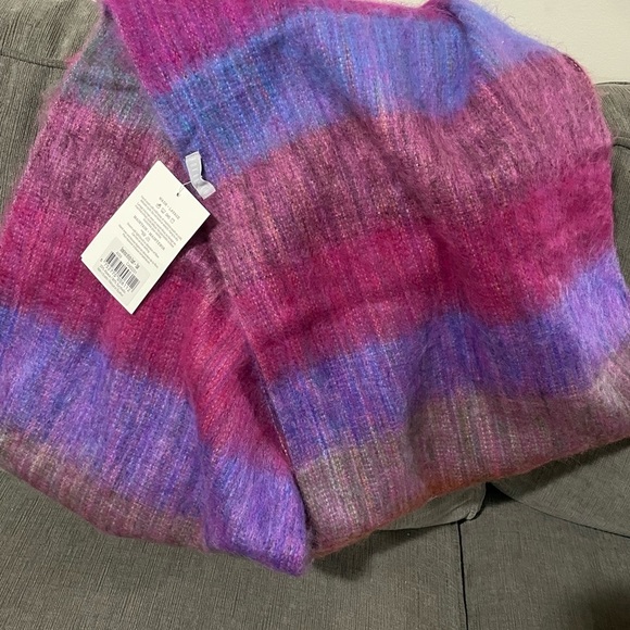 Pokoloko women’s Alpaca blend multi color seamless infinity Scarf - Picture 3 of 5